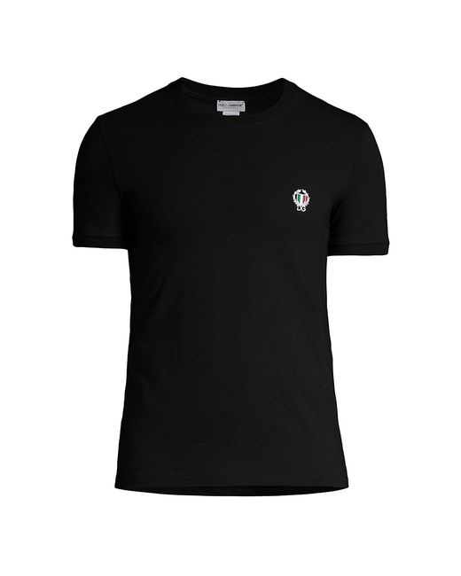 Dolce & Gabbana Sport Crest Crew T-Shirt 7 XL