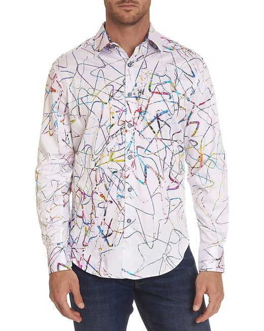Robert Graham Orchards Classic-Fit Abstract Print Sport Shirt