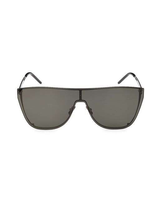 Saint Laurent New Wave 99MM Mask Sunglasses