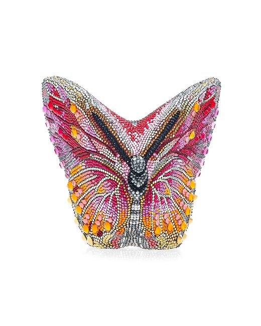 Judith Leiber Butterfly Fireclipper Swarovski Embellished Clutch