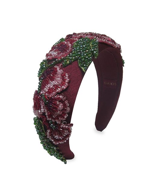 Gaios Contemporary Rose Embroidered Loretha Headband