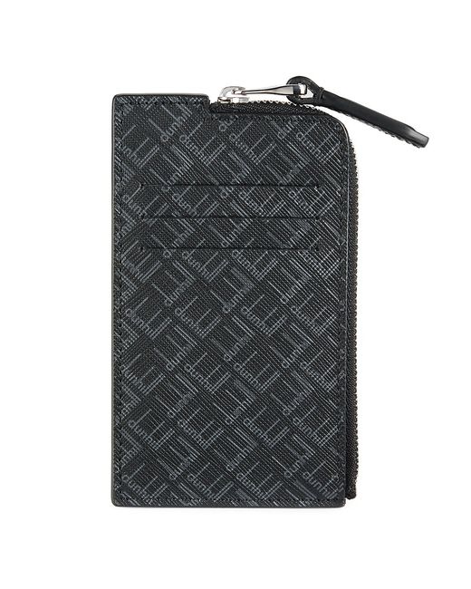 Alfred Dunhill Signature Zip Card Case