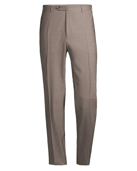 Canali Stretch Wool Trousers