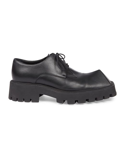 Balenciaga Rhino Leather Platform Derby Shoes