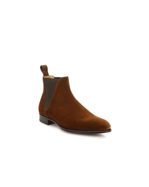 Edward Green Newmarket Suede Chelsea Boots