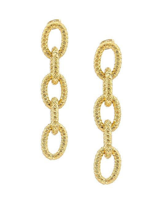 Sylvia Toledano Links 22K Goldplated Linear Earrings