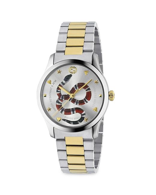 Gucci G-Timeless Stainless Bracelet Watch
