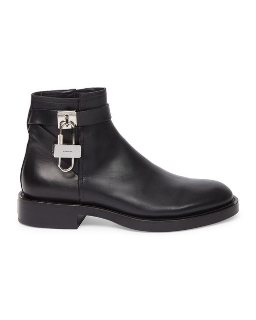 Givenchy The Lock Leather Ankle Boots