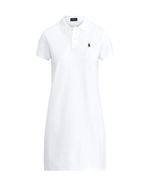 Polo Ralph Lauren Mesh Short-Sleeve Polo Dress
