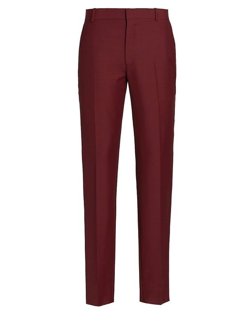 Alexander McQueen Sustainable Wool Mohair Trousers