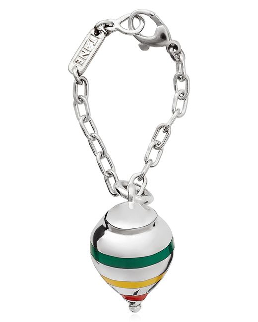 Tane Mexico Mi Amor Sterling Spinning Top Keychain