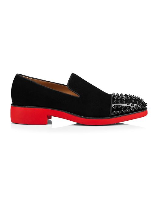 Christian Louboutin Spooky Flat Patent Leather Loafers