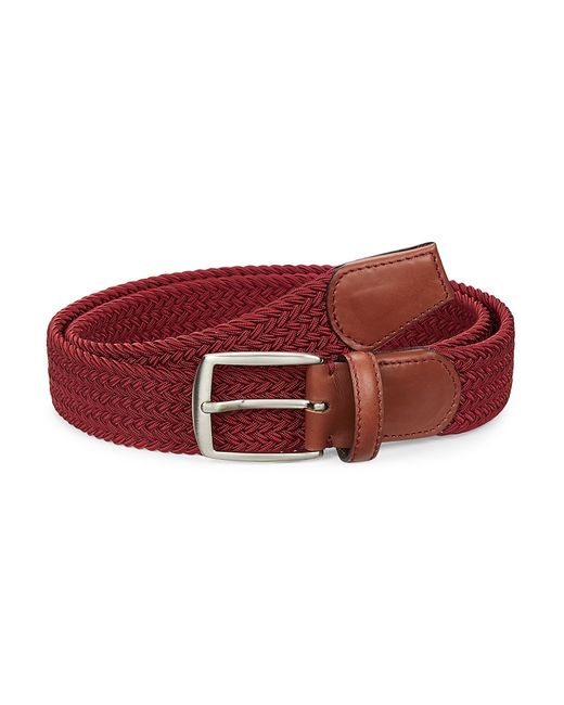 Saks Fifth Avenue COLLECTION Woven Cotton Belt
