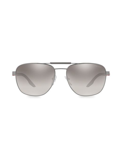 Prada Sport 60MM Oval Sunglasses