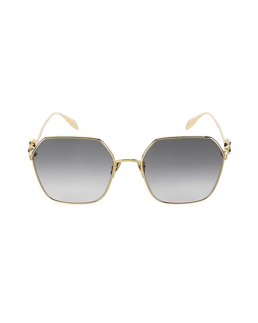 Alexander McQueen Romance 61MM Square Sunglasses