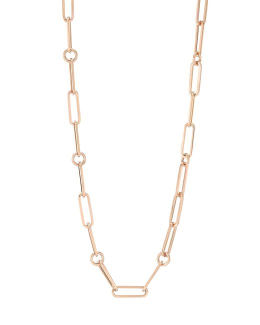 Roberto Coin Designer Gold Sauvage 18K Chain Link Necklace