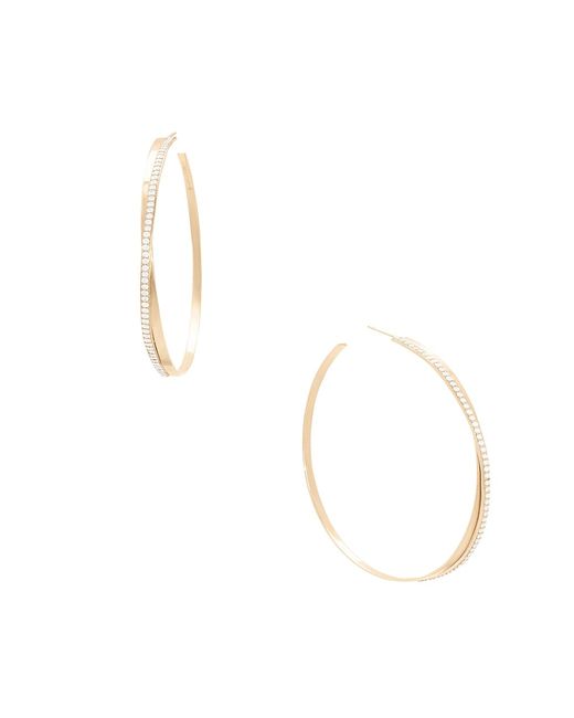 Lana Jewelry Flawless 14K Diamond Hoop Earrings