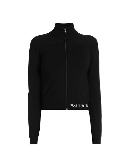 Valentino Zip Front Sweater