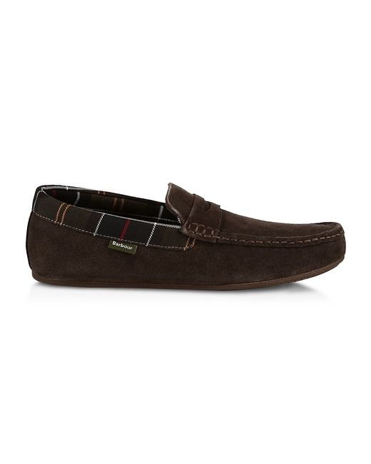 Barbour Porterfield Plaid Suede Loafers