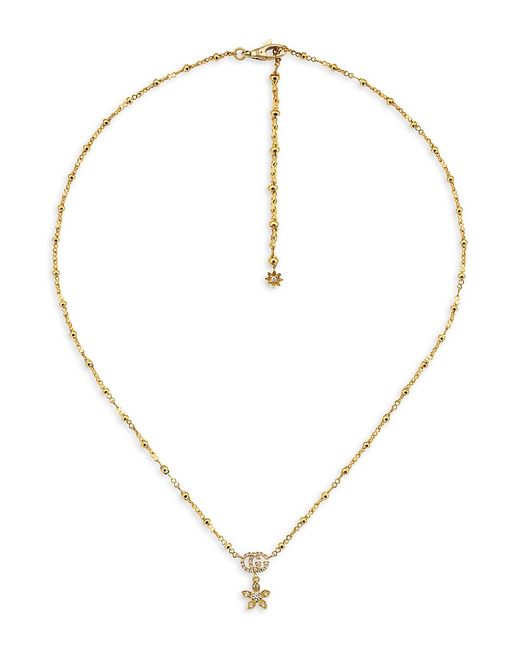 Gucci Flora 18K Diamond Necklace
