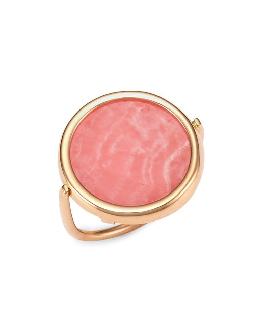 Ginette Ny French Kiss 18K Disc Ring
