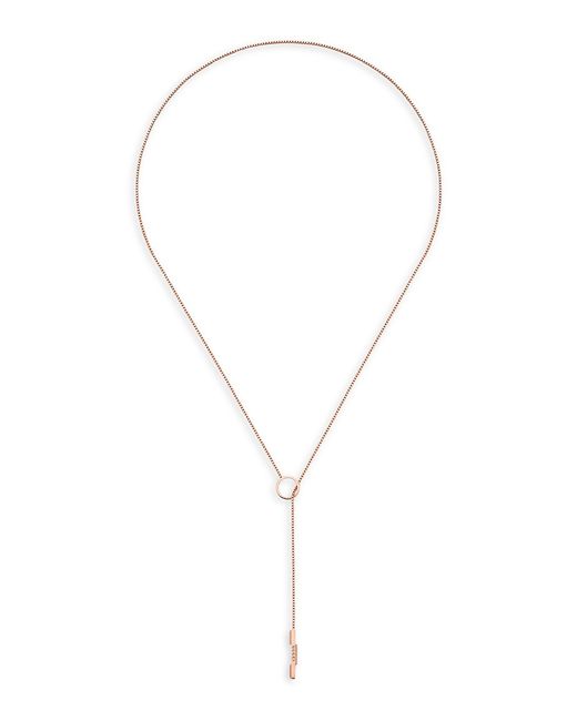 Gucci 18K Link To Love Necklace With Lariat Feature