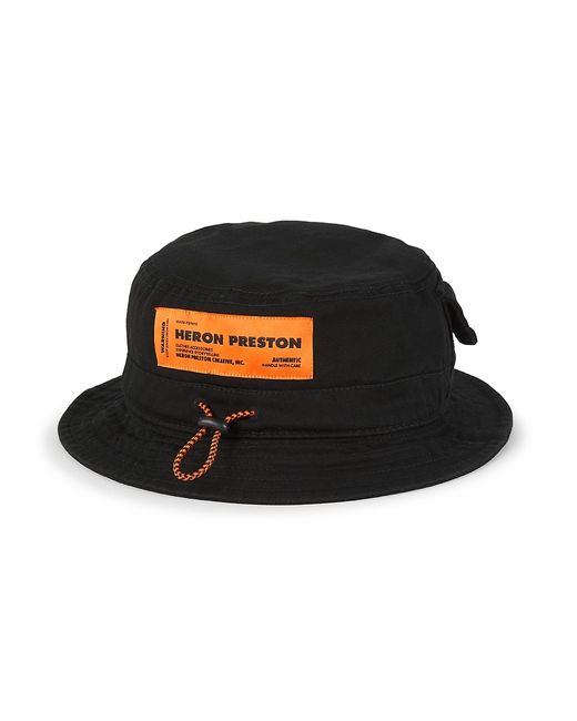 Heron Preston Logo Drawstring Bucket Hat