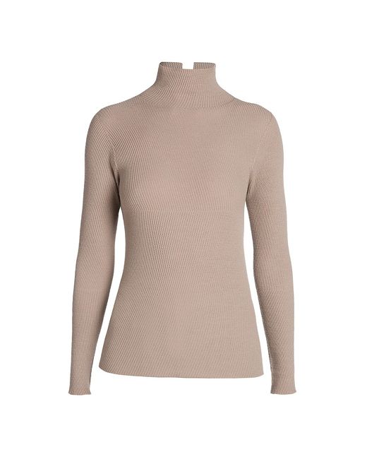 Giorgio Armani Virgin Cashmere Mockneck Sweater