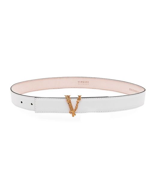 Versace Virtus Leather Belt