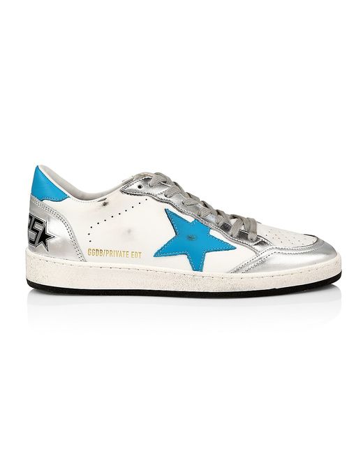 Golden Goose Ball Star Leather Low-Top Sneakers