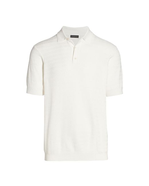 Saks Fifth Avenue Zig Zag Short-Sleeve Polo Shirt