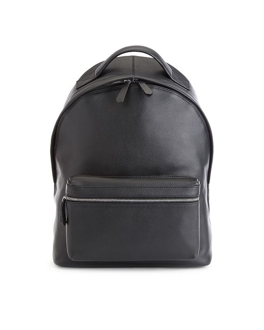 ROYCE New York Pebbled Leather Laptop Backpack