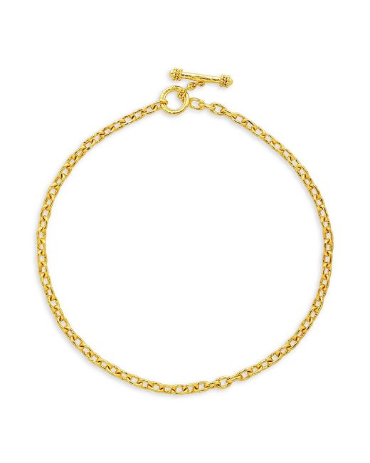 Elizabeth Locke Orvieto 19K Yellow Chain Necklace