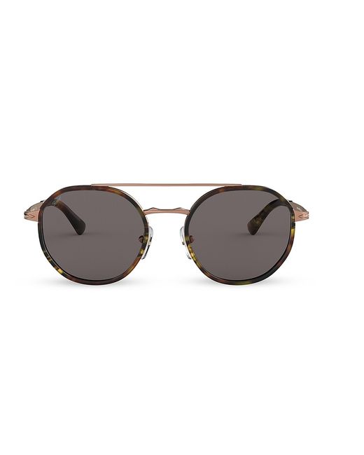 Persol 53MM Vintage Round Sunglasses