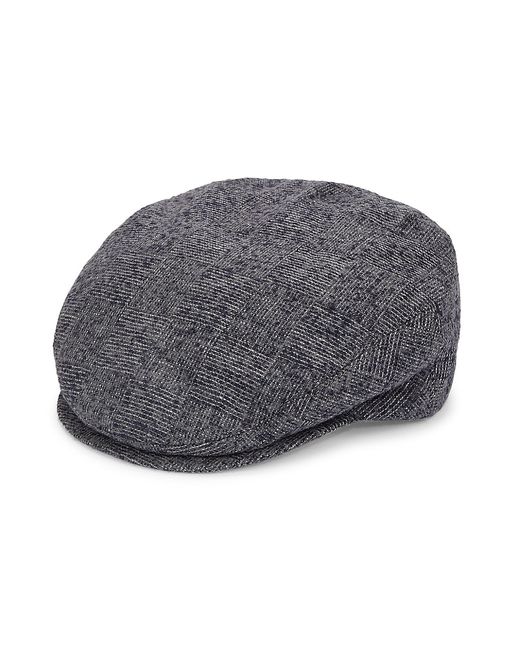 Saks Fifth Avenue COLLECTION Flannel Flat Cap