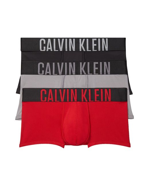 Calvin Klein 3-Pack Low-Rise Logo Trunks