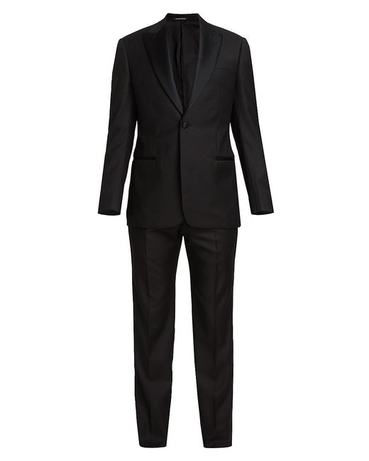 Giorgio Armani Peak Lapel Single-Button Suit