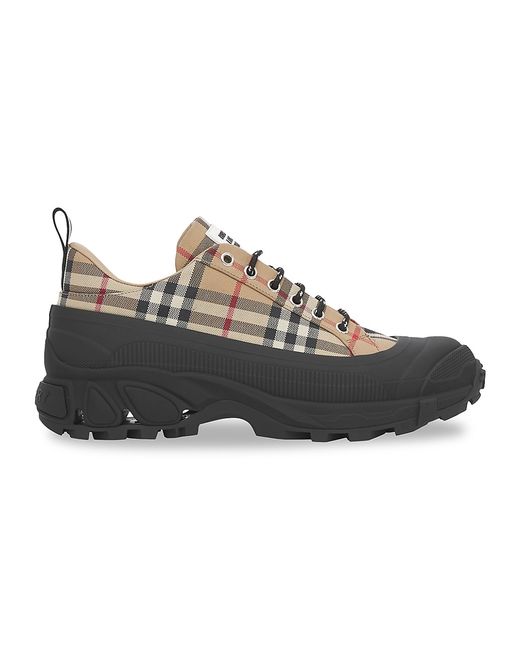 Burberry Arthur Check Low-Top Sneakers