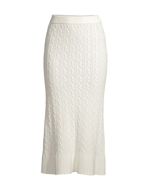 Rebecca Taylor Cable Knit Midi-Skirt
