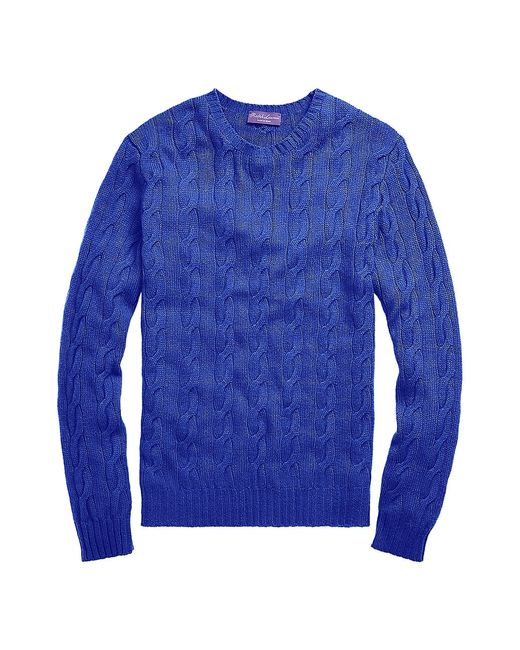 Ralph Lauren Purple Label Cable-Knit Sweater