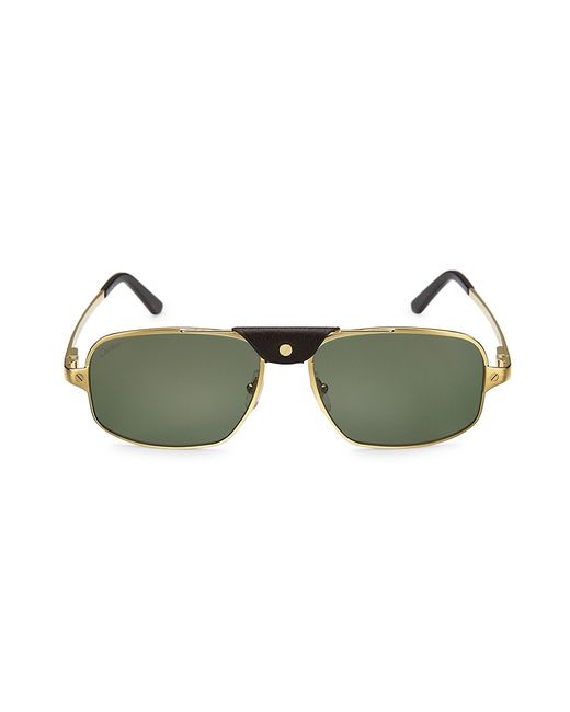 Cartier Santos de 60MM Pilot Sunglasses