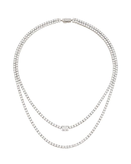 Adriana Orsini Stunner 18K Goldplated Cubic Zirconia Layered Necklace