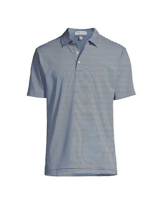 Peter Millar Hales Striped Stretch Jersey Polo Shirt