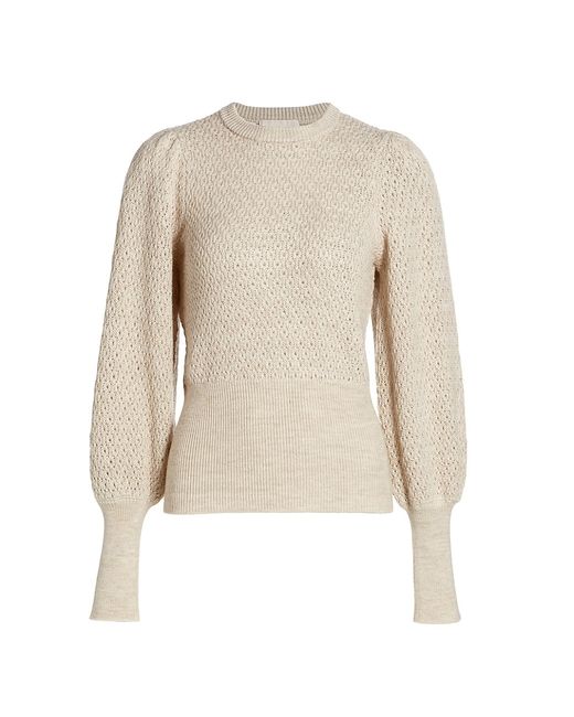 byTiMo Pointelle-Knit Wool-Blend Sweater