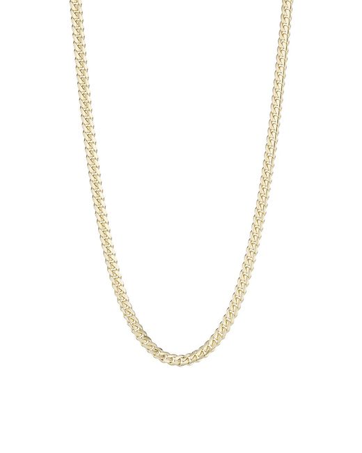 Saks Fifth Avenue Collection Solid 14K Gold Cuban Chain Necklace