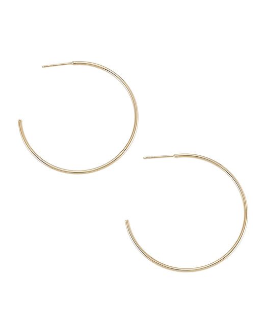 Saks Fifth Avenue Collection 14K Gold Open Hoop Earrings