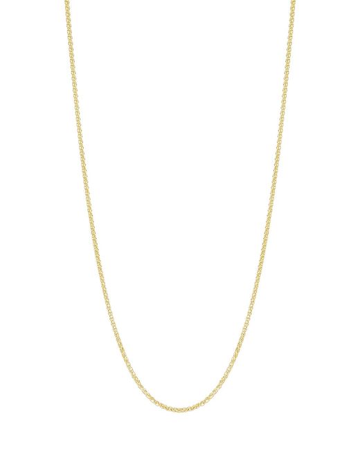 Saks Fifth Avenue Collection Solid 14K Gold Round Wheat Chain Necklace