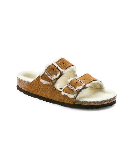 Birkenstock Arizona Shearling-Lined Sandals