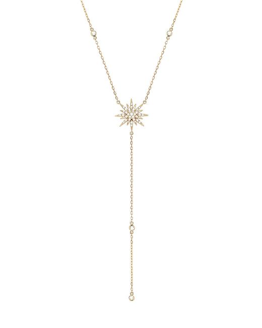 Djula Soleil 18K Diamond Sun Y Necklace
