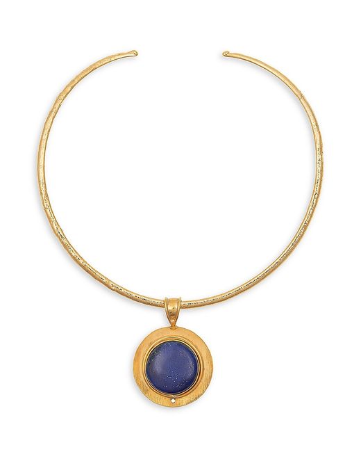 Sylvia Toledano Theodora 22K Gold-Plated Lazuli Choker